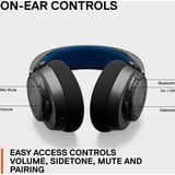 SteelSeries Arctis Nova 7P casque gaming over-ear Noir/Bleu, 2,4 GHz, Bluetooth, PC, Mac, PlayStation, Switch, Meta Quest 2, Smartphone