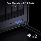 UGREEN NASync DXP6800 Pro Gris, 2x 10GbE, HDMI, Thunderbolt 4