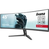iiyama G-Master Red Eagle GCB4580DQSN-B1 45" Moniteur UltraWide gaming incurvé Noir, 1x DisplayPort, 2x HDMI, 1x USB-C, 3x USB-A, 1x RJ-45, 165 Hz