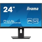 iiyama ProLite XUB2493HS-B6 23.8" Moniteur  Noir, 75 Hz, HDMI, DisplayPort, Audio, AMD Free-Sync