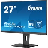 iiyama ProLite XUB2793QSU-B7 27" Moniteur  Noir, 100Hz, HDMI, DisplayPort, USB, Audio, AMD FreeSync