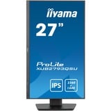 iiyama ProLite XUB2793QSU-B7 27" Moniteur  Noir, 100Hz, HDMI, DisplayPort, USB, Audio, AMD FreeSync