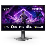 AOC AGON PRO AG276QZD2 26.5" Moniteur gaming  Noir, 2x HDMI, 2x DisplayPort, 2x USB-A, USB-B, 240 Hz