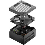 Fractal Design ION Gold 3 Black alimentation  modulaire 850 watt Noir, 1x 12V-2x6, 3x PCIe