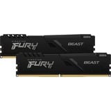 Kingston FURY Beast 16 Go DDR4-3200 (2x 8 Go) mémoire vive Noir, KF432C16BBK2/16, XMP 2.0