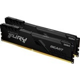 Kingston FURY Beast 16 Go DDR4-3200 (2x 8 Go) mémoire vive Noir, KF432C16BBK2/16, XMP 2.0