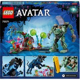 LEGO Avatar - Neytiri et le Thanator vs. Quaritch dans l’exosquelette AMP, Jouets de construction 75571