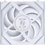 Lian Li UNI FAN SL120 LCD Wireless Reverse Blade ventilateur de boîtier RGB  Blanc, 120 x 124.5 x 28 mm, PWM