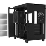 NZXT H9 Flow boîtier midi tower Noir | 2x USB-A | 1x USB-C | Verre Trempé