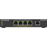Netgear Netgear 5-port Gigabit Ethernet PoE+ Unmanaged Switch (GS305PP) Noir