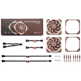 Noctua NF-A12x25 G2 PWM Sx2-PP, Ventilateur de boîtier 2 pièces, 4 broches PWM