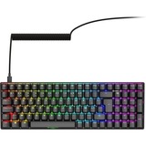 Sharkoon SKILLER SGK50 S2, clavier gaming Noir, Layout BE, Gateron Yellow, LED RGB, Hot-swappable