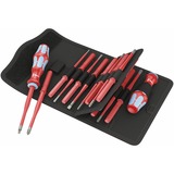Wera Kraftform Kompakt VDE Stainless 17 extra slim 1, Tournevis Rouge/Bleu, 17 pièces