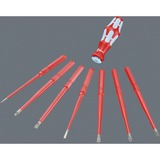 Wera Kraftform Kompakt VDE Stainless 17 extra slim 1, Tournevis Rouge/Bleu, 17 pièces