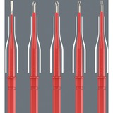 Wera Kraftform Kompakt VDE Stainless 17 extra slim 1, Tournevis Rouge/Bleu, 17 pièces