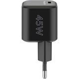 goobay 45W GaN USB-C PD Multiport Quick Charger Nano  Noir, 1x USB-C