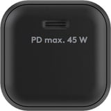 goobay 45W GaN USB-C PD Multiport Quick Charger Nano  Noir, 1x USB-C