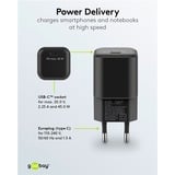 goobay 45W GaN USB-C PD Multiport Quick Charger Nano  Noir, 1x USB-C