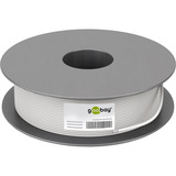 goobay Câble réseau RJ-45 S/FTP Cat.6a Gris, 100 mètres, sans fiche