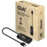 Club 3D Adaptateur actif HDMI + Micro USB vers DisplayPort Noir, 4K120Hz / 8K30Hz M/F 