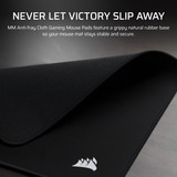 Corsair MM Anti-fray Cloth XL, Tapis de souris gaming Noir, Format XL, 930 x 300 mm, tissu