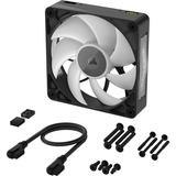 Corsair RX120 MAX RGB, Ventilateur de boîtier Noir, 1 pièce, connecteur de ventilateur PWM à 4 broches