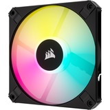 Corsair iCUE AF120 RGB SLIM + Lighting Node CORE ventilateurs de boîtier Noir, 2 pièces, 120 x 120 x 15 mm, PWM