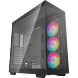 DeepCool CH780 boîtier midi tower Noir | 4x USB-A | 1x USB-C | RGB | Verre Trempé