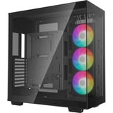 DeepCool CH780 boîtier midi tower Noir | 4x USB-A | 1x USB-C | RGB | Verre Trempé