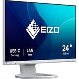 EIZO FlexScan EV2490-WT 24" Moniteur  Blanc, HDMI, DisplayPort, 3x USB-A, USB-B, 2x USB-C, RJ-45