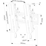 Neomounts WL35S-850BL12, Montage Noir