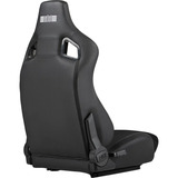 Next Level Racing ERS4 Elite Reclining Seat - PU leder & suède edition, Siège gaming Noir