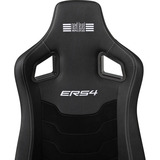 Next Level Racing ERS4 Elite Reclining Seat - PU leder & suède edition, Siège gaming Noir