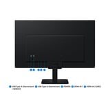 Samsung Smart Monitor M5 M50F 27" Noir, 2x HDMI, 2x USB-A, 2x HDMI, USB-A, Wi-Fi 5, BT
