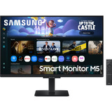 Samsung Smart Monitor M5 M50F 27"  Noir, 2x HDMI, USB-A, Wi-Fi 5, BT
