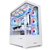 Sharkoon AK6 RGB boîtier midi tower Blanc | 2x USB-A | 1x USB-C | RGB | Window