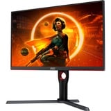 AOC Q27G3XMN/BK 27" Moniteur gaming  Noir/Rouge, 2x HDMI, 1x DisplayPort, 180 Hz