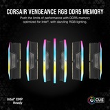 Corsair 32 Go DDR5-6000 Kit, Mémoire vive Noir, CMH32GX5M2E6000C36, Vengeance RGB, XMP