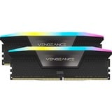 Corsair Vengeance RGB 32 Go DDR5-6000 (2x 16 Go) mémoire vive Noir, CMH32GX5M2E6000C36, XMP 3.0