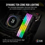 Corsair Vengeance RGB 32 Go DDR5-6000 (2x 16 Go) mémoire vive Noir, CMH32GX5M2E6000C36, XMP 3.0