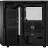 Fractal Design Focus 2 RGB TG Clear Tint boîtier midi tower Noir | 2x USB-A | RGB | Window