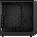 Fractal Design Focus 2 RGB TG Clear Tint boîtier midi tower Noir | 2x USB-A | RGB | Window