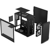 Fractal Design Focus 2 RGo boîtier midi tower Noir | 2x USB-A | RGB | Window
