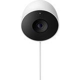 Google Nest Cam Outdoor (2e génération), Caméra de surveillance Blanc