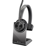 HP Poly Voyager 4310 TC on-ear headset casque  Noir, Bluetooth, USB-A, ANC, Teams Certified, socle de charge
