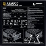 Lian Li Rotational Shift 1000G alimentation modulaire 1000 watt Noir, 1x 12V-2x6, 4x PCIe