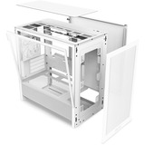 NZXT Débit H3 boîtier midi tower Blanc (mat) | 1x USB-A | 1x USB-C | Verre Trempé