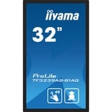 iiyama ProLite TF3239AS-B1AG, Affichage public Noir, Tactile, HDMI, DisplayPort, LAN, Audio, USB, Android 