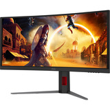 AOC CU34G4CA 34" Moniteur UltraWide gaming incurvé Noir, 1x DisplayPort, 2x HDMI, 1x USB-C, 2x USB-A, 180 Hz