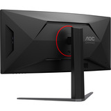 AOC CU34G4CA 34" Moniteur UltraWide gaming incurvé Noir, 1x DisplayPort, 2x HDMI, 1x USB-C, 2x USB-A, 180 Hz